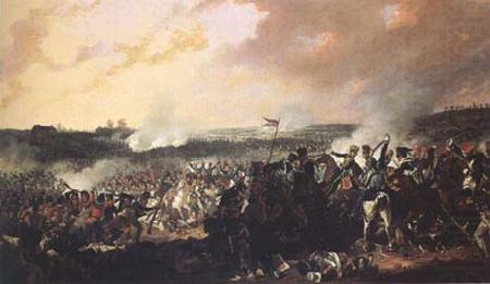 Denis Dighton The Battle of Waterloo: General advance of the British lines (mk25) china oil painting image